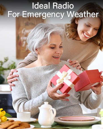 gifts emergency crank solar weather radio