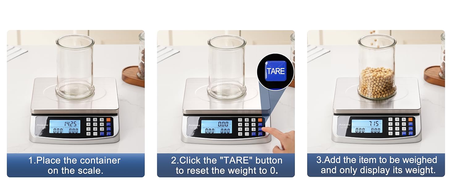 ATOGOU Large Digital Kitchen Scale