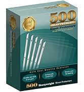 500/Box Clear Heavyweight Poly Sheet Protectors by Gold Seal, 8.5" x 11"