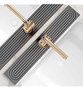 eormoe Kitchen Sink Splash Guard – Stone Diatomite Faucet Drying Matt, Modern Kitchen Sink Access...