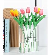 Book-Shaped Vase for Flowers, Book Lovers Gifts, Aesthetic Room Decor Cute Flowers Vases & Must-H...