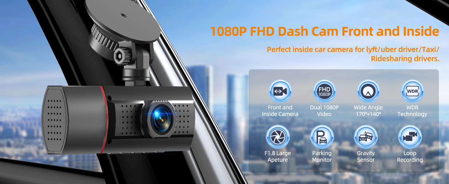 dual dash cam with night vision