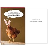 hvdler Humorous Easter Joke Card for Man Woman, Funny Egg Joke Easter Card for Family Friends, Ch...