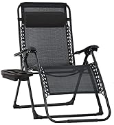 Patio Chair Zero Gravity Chair Lawn Chair Oversized Outdoor Chair XL Oversized Zero Gravity Chair...