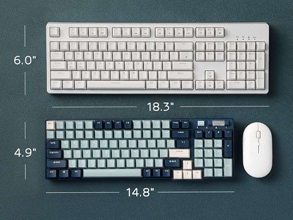 Royal Kludge RK84 RK87 RK61 RK68 hot swap mechanical TKL Tenkeyless Wireless Bluetooth full 96 key