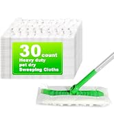Vowanop Heavy Duty Dry Sweeping Cloths Pads for Swiffer Sweeper Mop, Disposable Microfiber Duster...