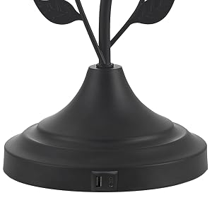 USB Bedside Table Lamp for Nightstand