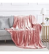 MOONLIGHT20015 Fleece Blanket Super Soft Twin Blanket (60 x 80 Inches), Lightweight 400 GSM Cozy ...