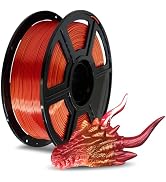 FLASHFORGE Silk PLA Filament 1.75mm Gold to Red Gradient, 3D Printer Filament 1kg (2.2lbs) Spool,...