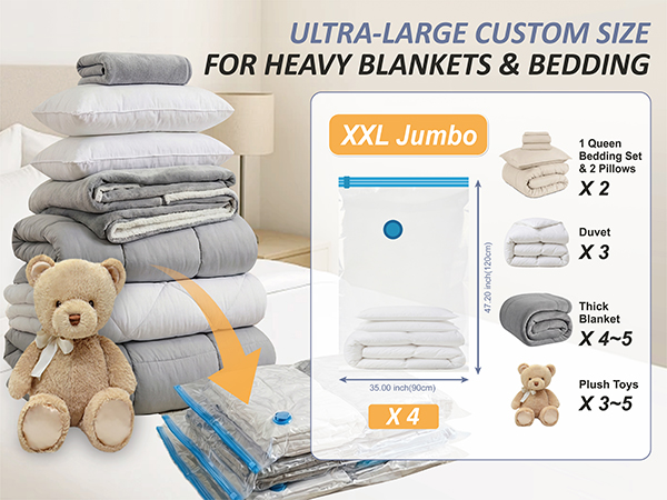 extra large vacuum storage bags