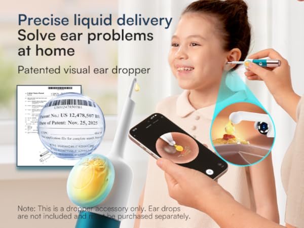 patented visual ear dropper
