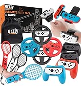 Orzly Family Sports Party Pack Accessories Bundle for Nintendo Switch and Switch OLED Console Gam...