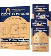 Descaling Powder Solution (4 Uses) Removes Scale and Build-Up, Automatic Coffee Pots & Makers & E...