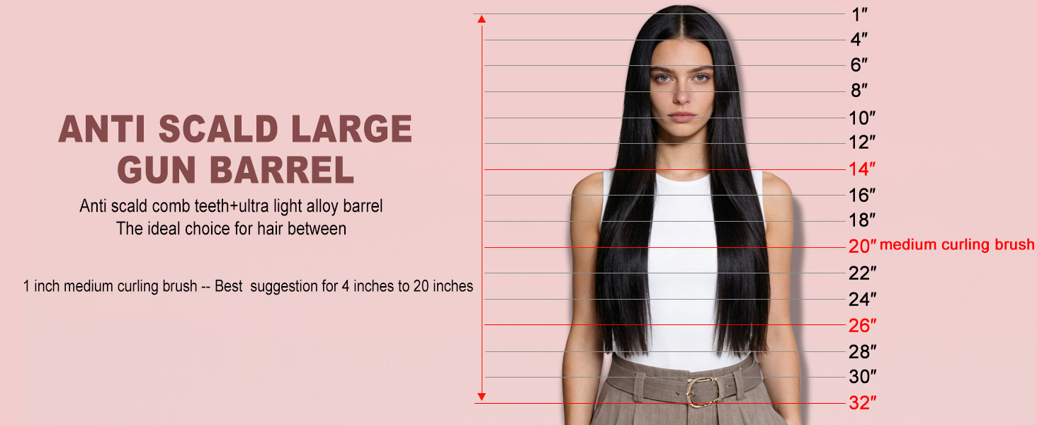 1 inch curling brush
