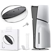 AceGamer Vertical Stand for PS5/Pro/Slim Console with Headset Holder, Non-Slip Base Mount for Pla...