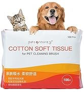 Petgravity Pet Cotton Tissue for Pet Cleaning Brush Cats Dogs Wipes for Pet Paw Eye Stains Ear Co...