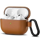 ORNARTO Compatible with AirPods Pro 3 Case, Full Protective Vegan Leather Cover for Airpods Pro 3...
