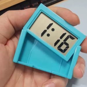 Red, Black, Blue, Red, Purple clock digital small battery operated clocks