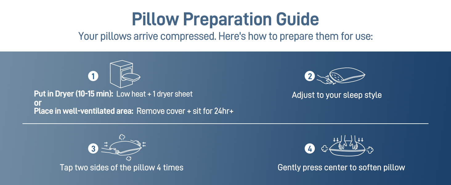Pillow Preparation Guide