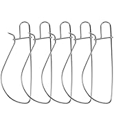 Mikikit 5pcs Stainless Steel Fish Buckle Locking Device for Carp Fishing Line Tackle