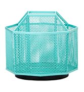 Exerz Desk Organizer/Mesh Desk Tidy Candy/Pen Holder/Multifunctional Organizer 360 Rotating