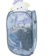 Collapsible Laundry Hampers. Pop Up Laundry Basket Mesh with Pocket, Anti-tear, Light Breathable,...