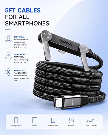 240w Braided Fast Charge Cable