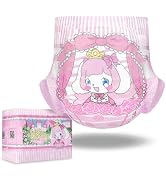 Littleforbig Adjustable Hook-and-Loop Fastener Closure Adult Printed Cloth Back Diaper 10 Pieces ...