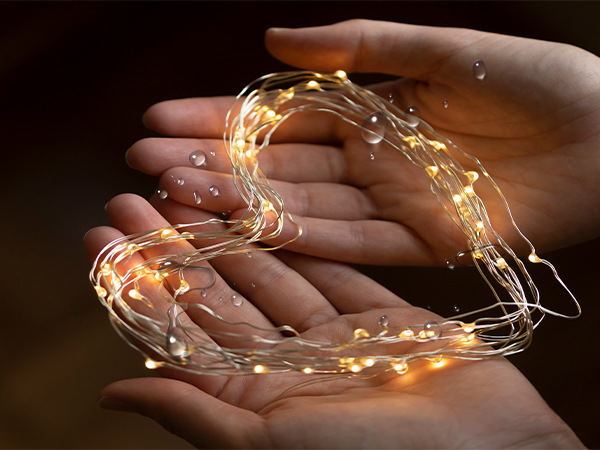 outdoor fairy lights