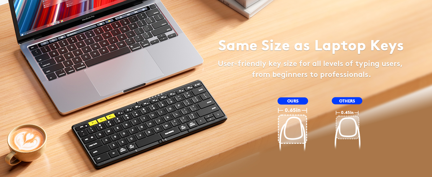 full size foldable keyboard