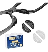 SMARTTOP Eyeglass Nose Pads, 20 Pairs Air Bag Soft Silicone Anti-Slip Adhesive Nose Pad for Full ...