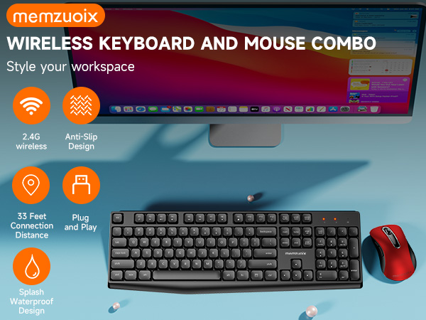 wireless mouse and keyboard combo