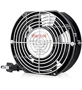 Wathai AC 110V 120V Axial Fan Big Airflow High Speed Dual Ball 172mm x 150mm x 51mm for DIY Cooli...