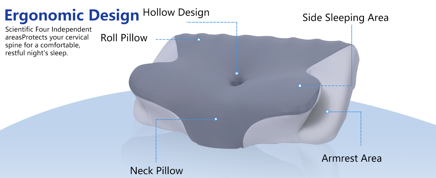 cervical pillow for neck pain relief