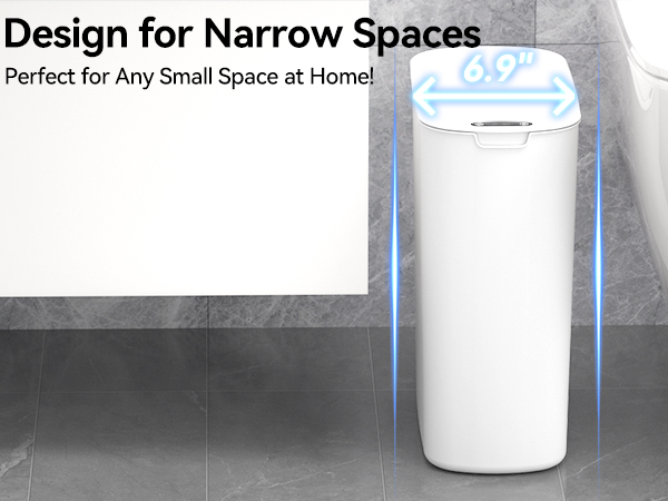 motion sensor trash can