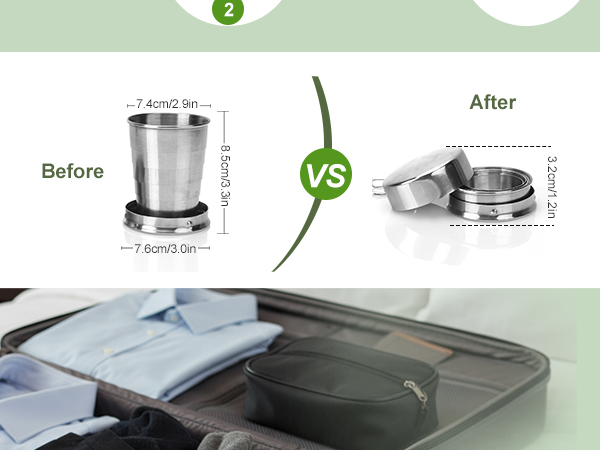 collapsible cups with lids