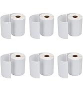 Immuson Compatible 4XL Shipping Labels - 4" x 6" (104mmx159mm)Thermal Postage Labels(6 Rolls - 22...