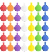 35 Pcs Cable Labels, Multi-Color Write On Cord/Wire Labels, Cable Tags and Wire Tags for Cable Ma...