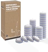 LFBEAR Disposable Toilet Cleaning System - Toilet Wand Kit with 36 High-Performance Refills, Wall...