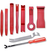 GLK Car Door Clip Panel Trim Removal Tool Kit for Car Dash Radio Audio Installer Pry Tool 9PCS