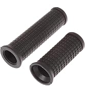 2Pcs Black Bike Bicycle Long/Short Handlebar Grips for Twising Shifter, Shockproof Anti Slip Part...