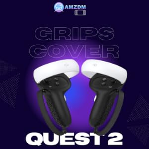 AMZDM Controller Grip for Oculus Quest 2 Accessories Grips Cover for VR Touch Controllers Covers