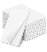 Note Pads 3x5 In, 10 Pack Blank Server Notepad, 50 Sheets Per Scratch Memo Pads for Grocery Shopp...