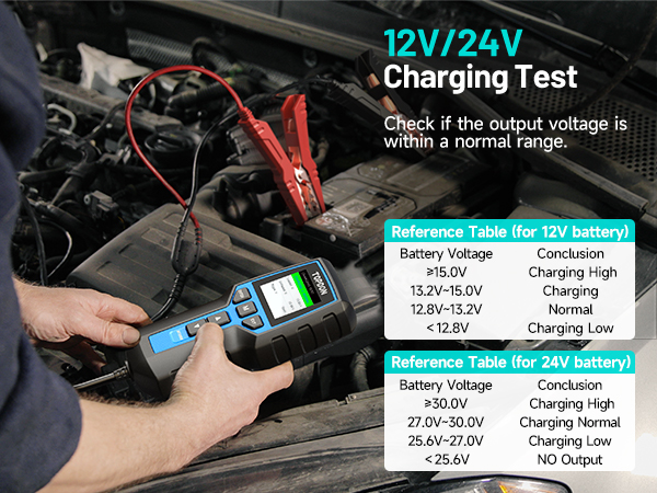 12V/24V Charing Test