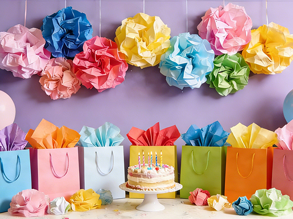 COLORFUL TISSUE PAPER