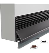 KNEELISA 39”X 1 Pack Rubber Door Sweep for Bottom of Door Exterior & Interior,Silicone Adhesive U...