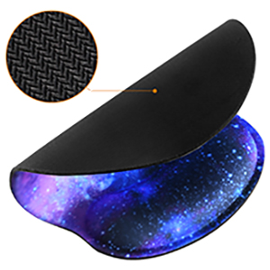 Anti-Slip Rubber Base wrist rest mouse pad