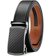 CHAOREN Mens Belt Leather Ratchet Belt - Customizable Fit, Effortless Style (35mm)