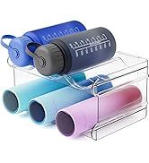 Fabspace Water Bottle Organizer, Stackable Water Bottle Holder for Kitchen Pantry, Fridge, Cabine...