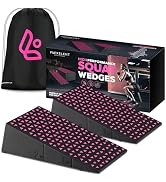 Flexelent Squat Wedge Block Pair, Squat Ramp, Calf Raise Block, Anti-Slip Slant Board for Squats,...